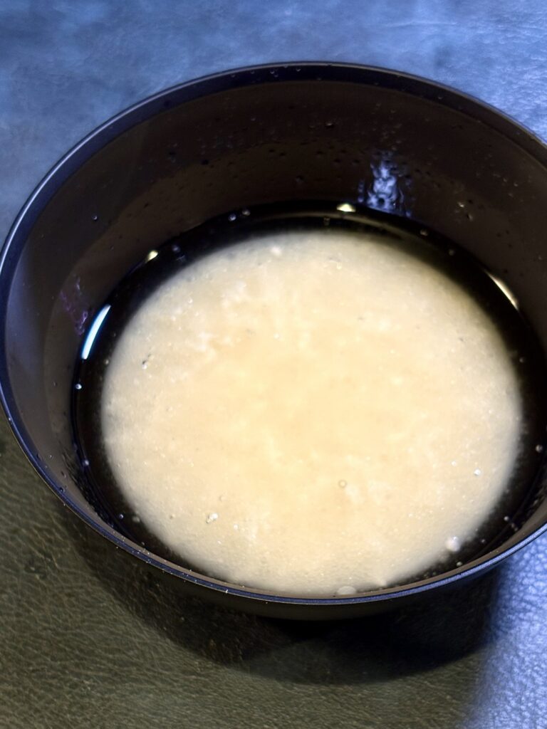 材料は白い醤油麹・酢・砂糖・太白ごま油