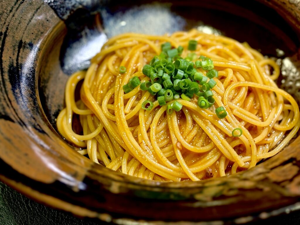 麻辣湯ブイヤベースの残りスープで作る魚介パスタ