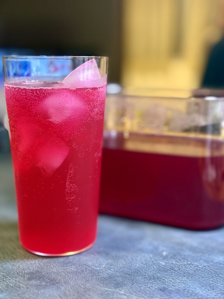 赤紫蘇ソーダ
