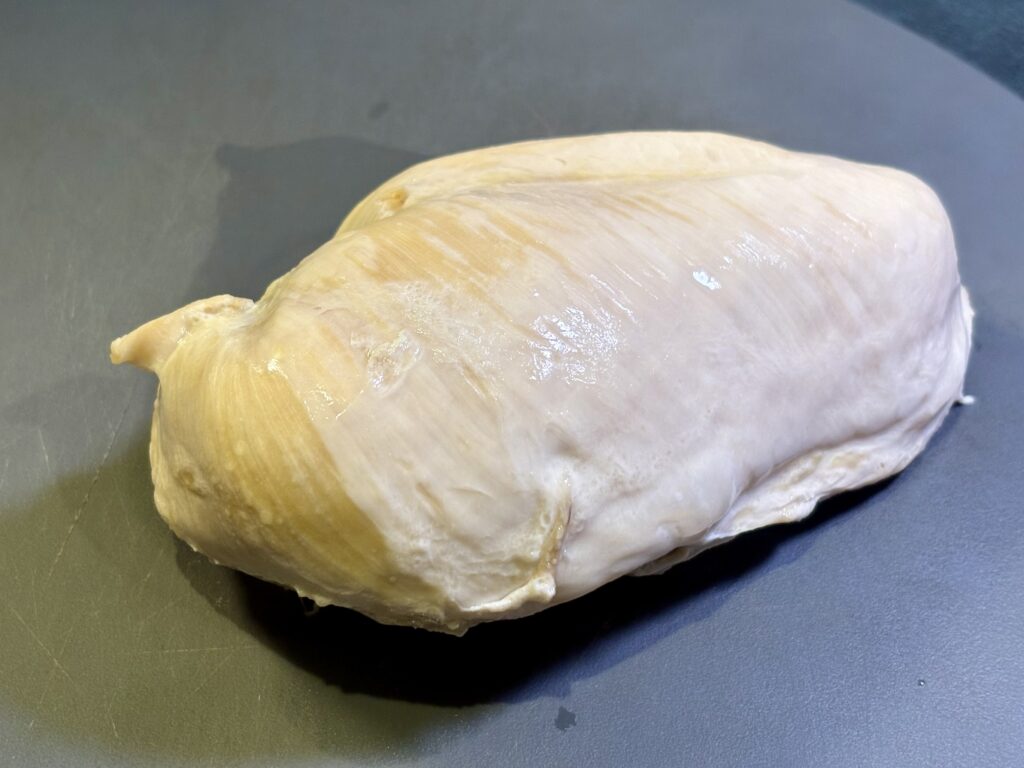 マイヤーハイプレッシャークッカーで作った蒸し鶏の仕上がり写真