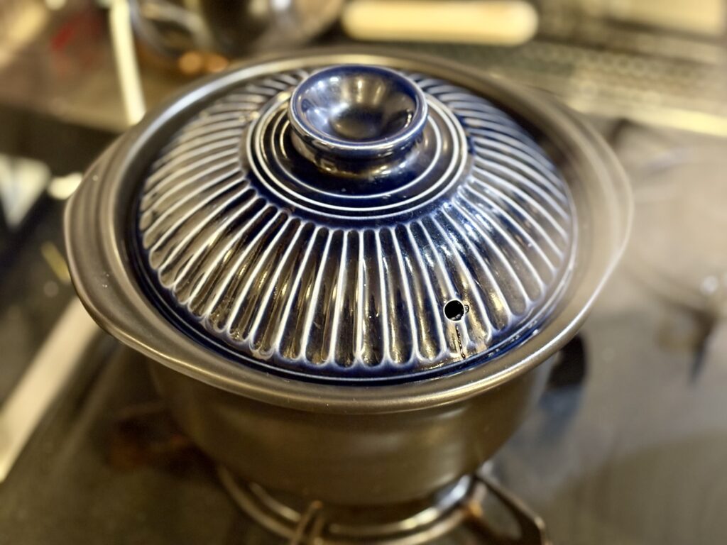 菊花ごはん土鍋の蓋構造