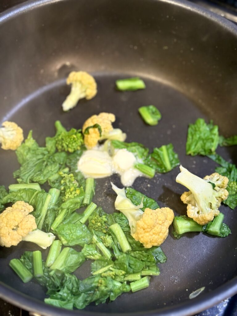 春野菜 菜花 カリフラワー ソテー レシピ