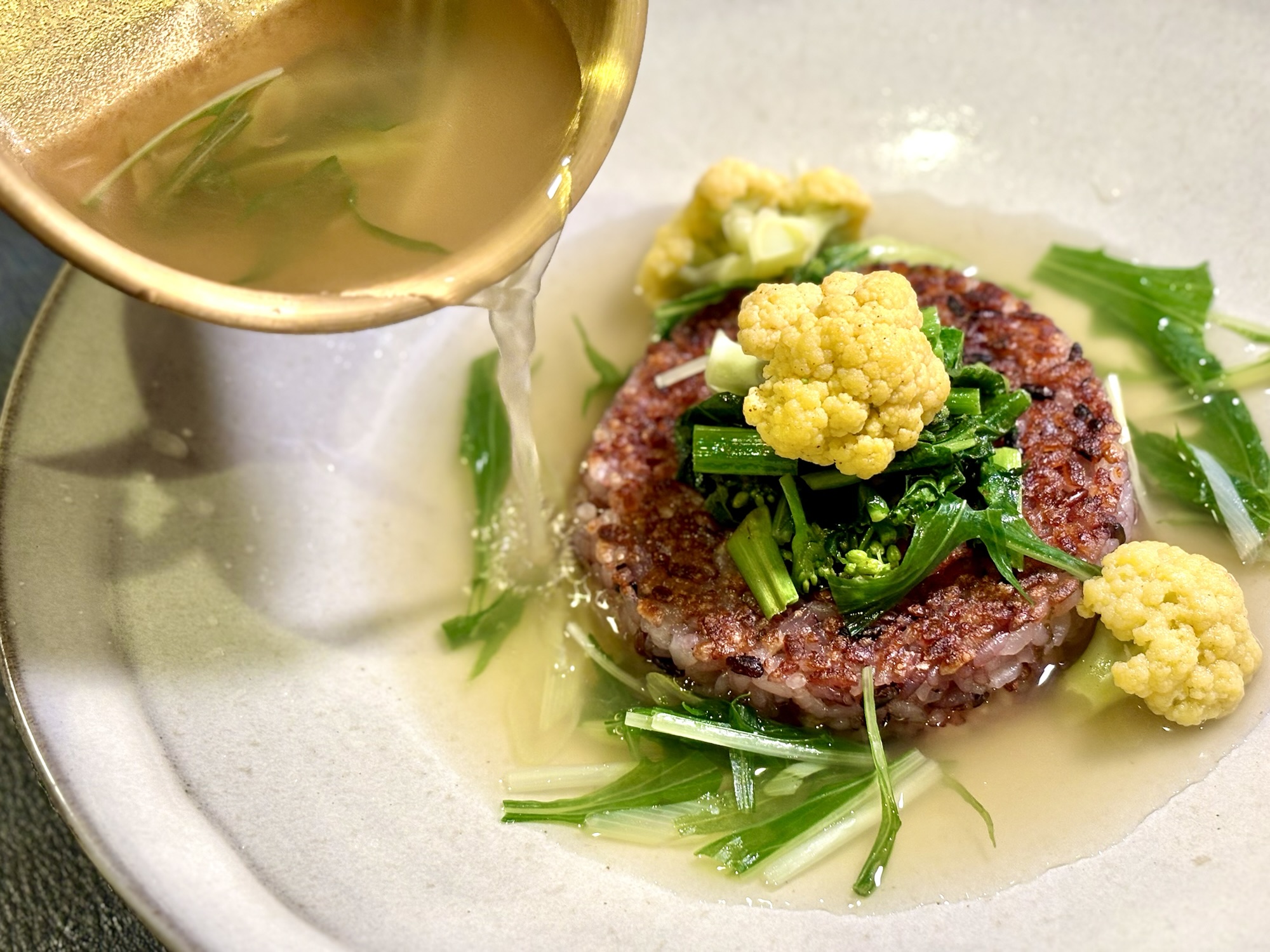焼きおにぎり 出汁茶漬け 和風アレンジ