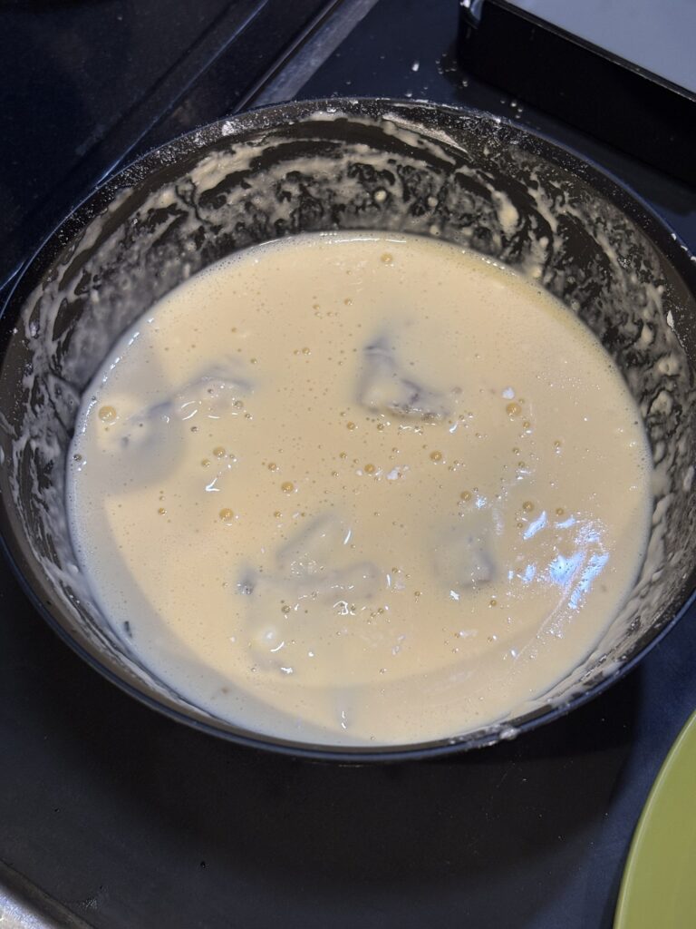 ソーキに衣をつける ビールと卵の衣 フリットの作り方