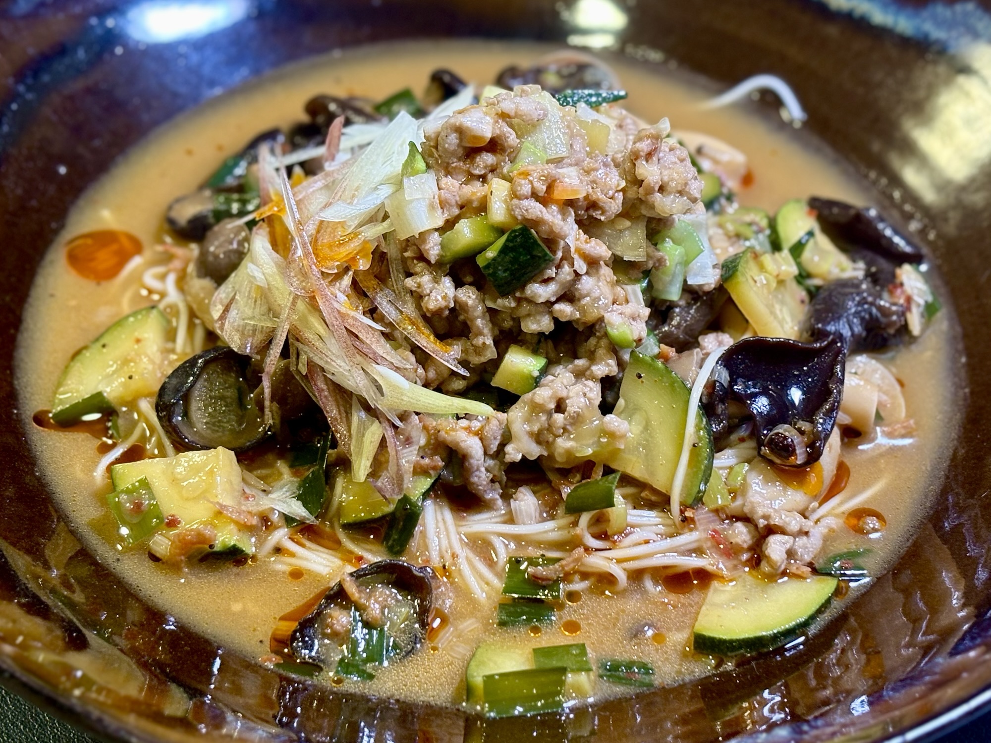 ズッキーニの夏レシピ。冷やし担々麻辣そうめん
